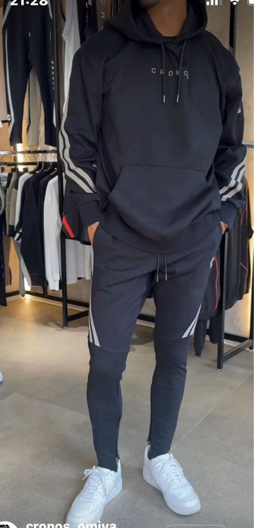 クロノス cronos ジャージ上下セットアップ パーカー ジョガーパンツ