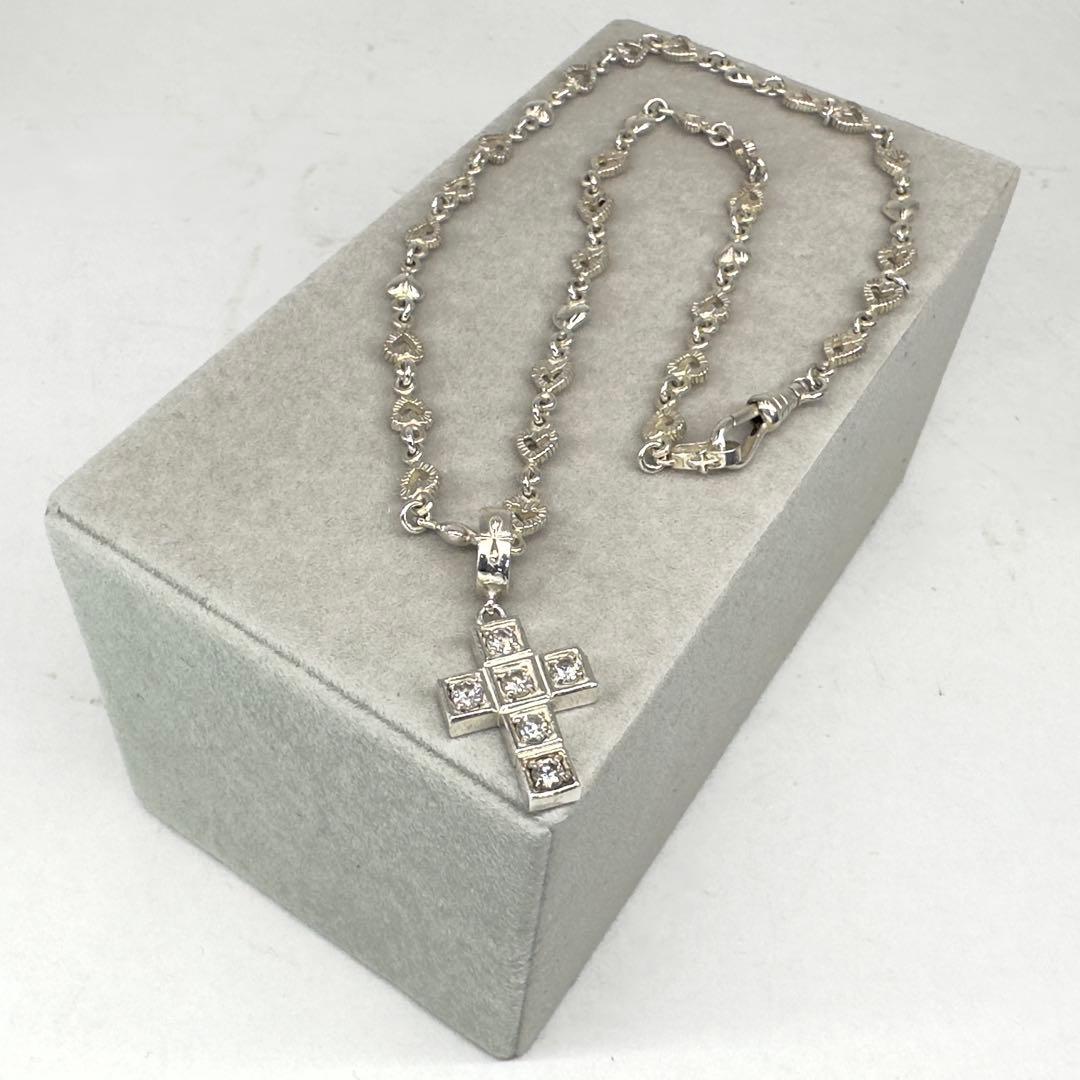 ☆鑑定済☆美品☆ラブアンドヘイト☆クロス☆ネックレス - メルカリ