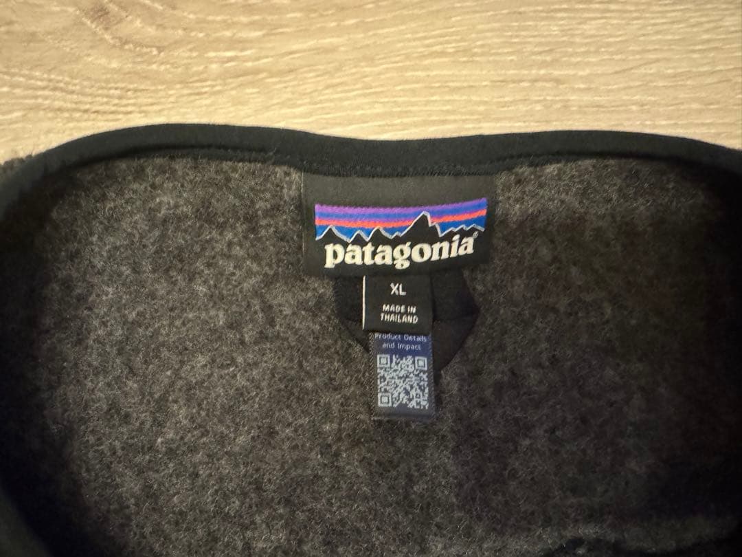 パタゴニア メンズ リクレイムド フリース カーディガン ブラック XL