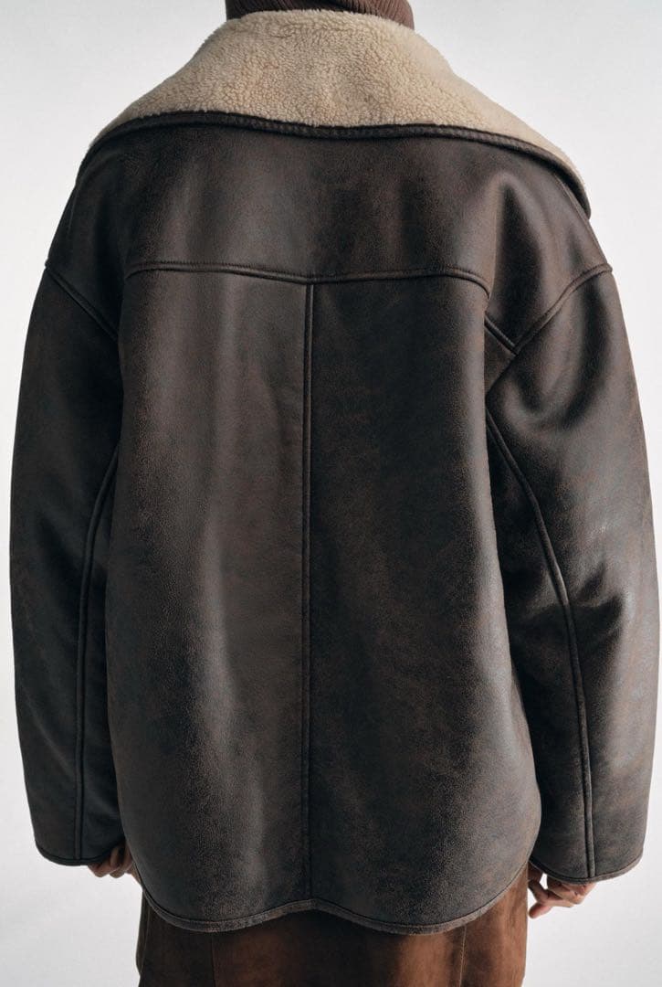 新品✨ZARA zwコレクションリバーシブルジャケット L - メルカリ