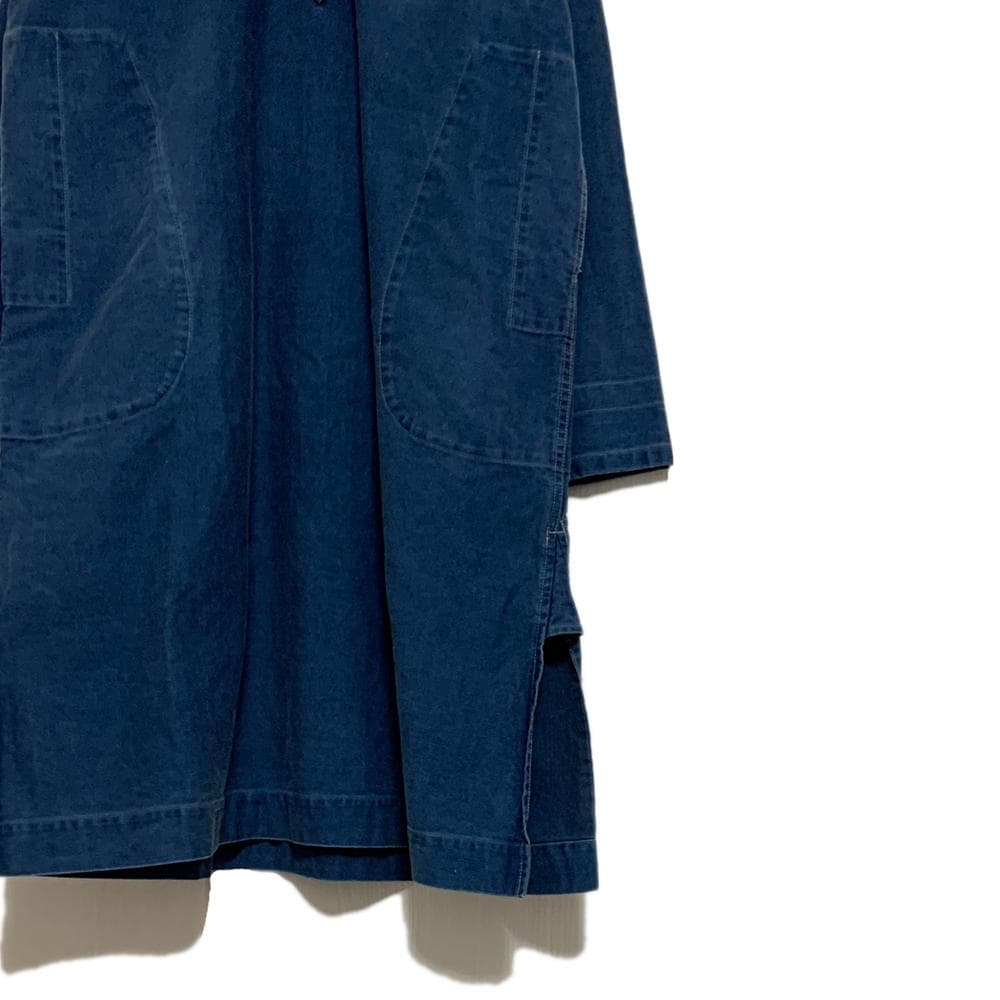 45R おこめサテンのドレス 0 インディゴ デニム ワンピース 45rpm