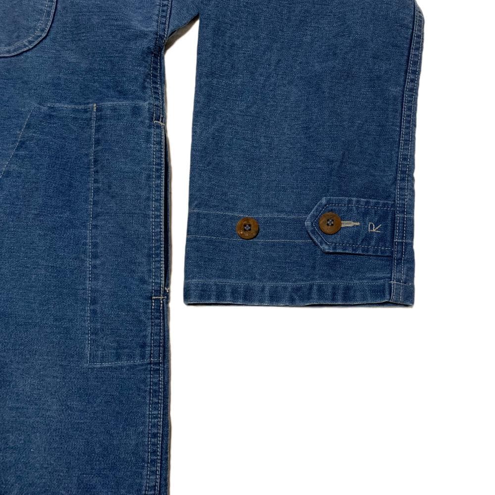 45R おこめサテンのドレス 0 インディゴ デニム ワンピース 45rpm