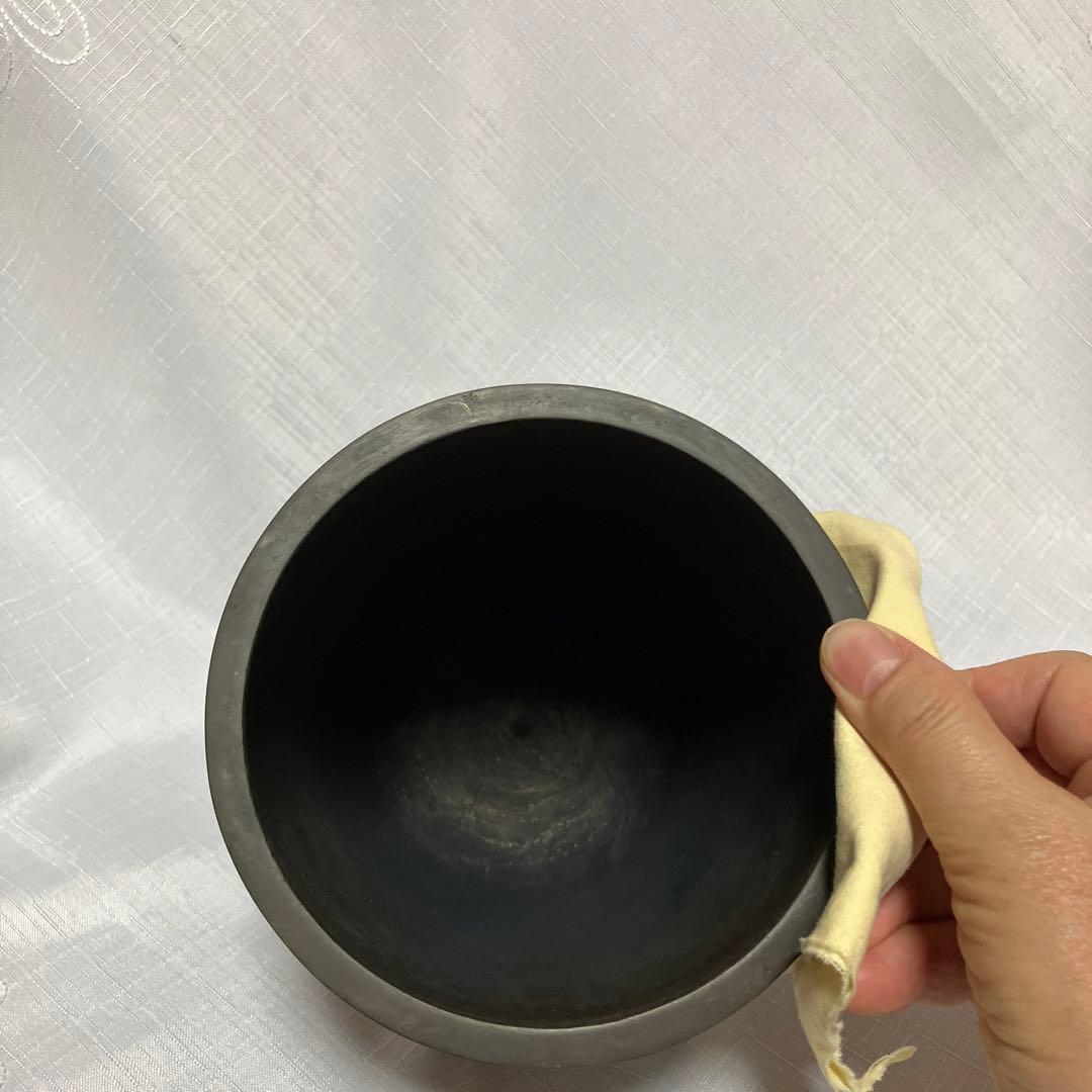 茶道具 砂張 喚鐘 一ノ瀬宗辰 と萩焼立鼓 蓋置