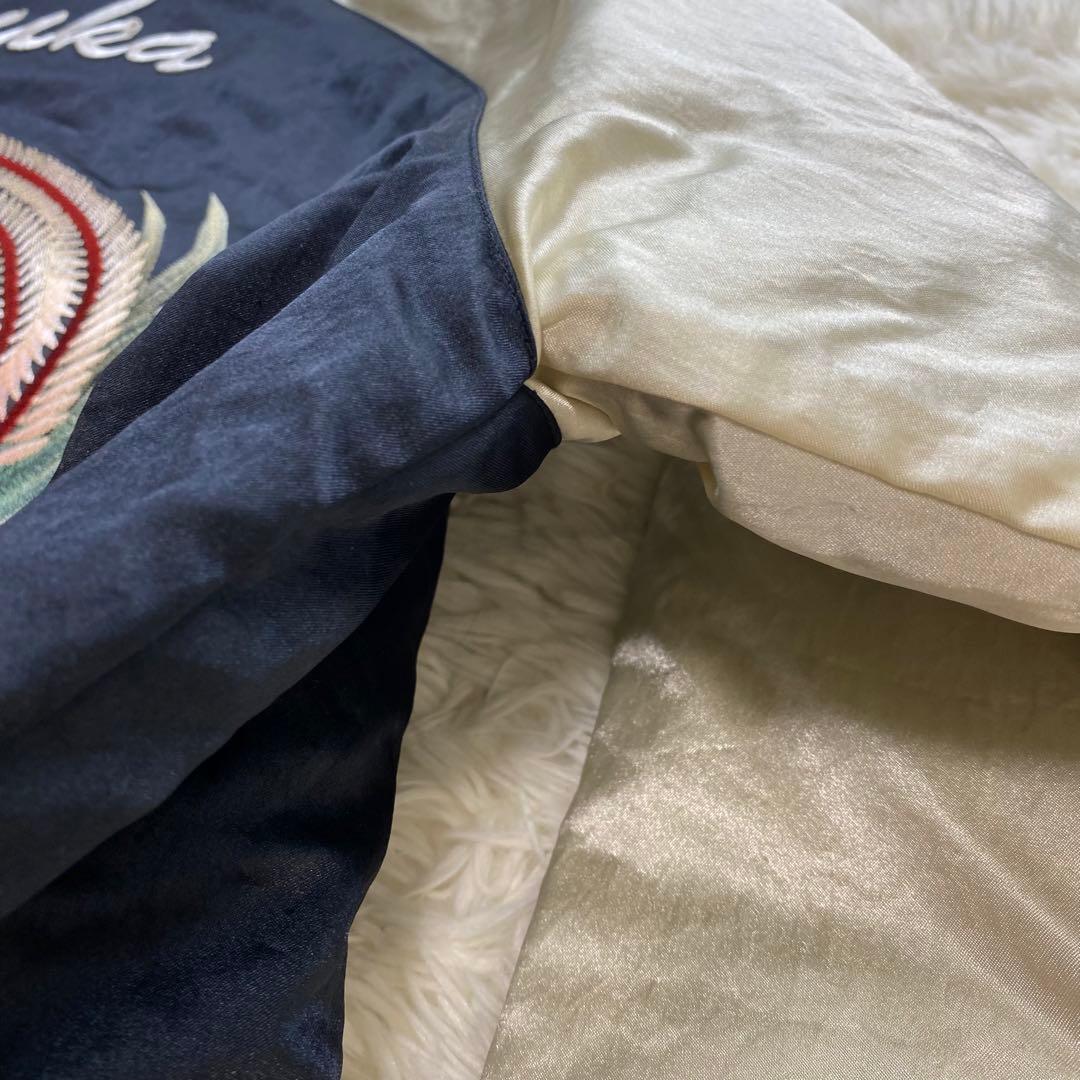 希少✨オニツカタイガー 阪神淡路大震災復興記念 鳳凰 スカジャン M