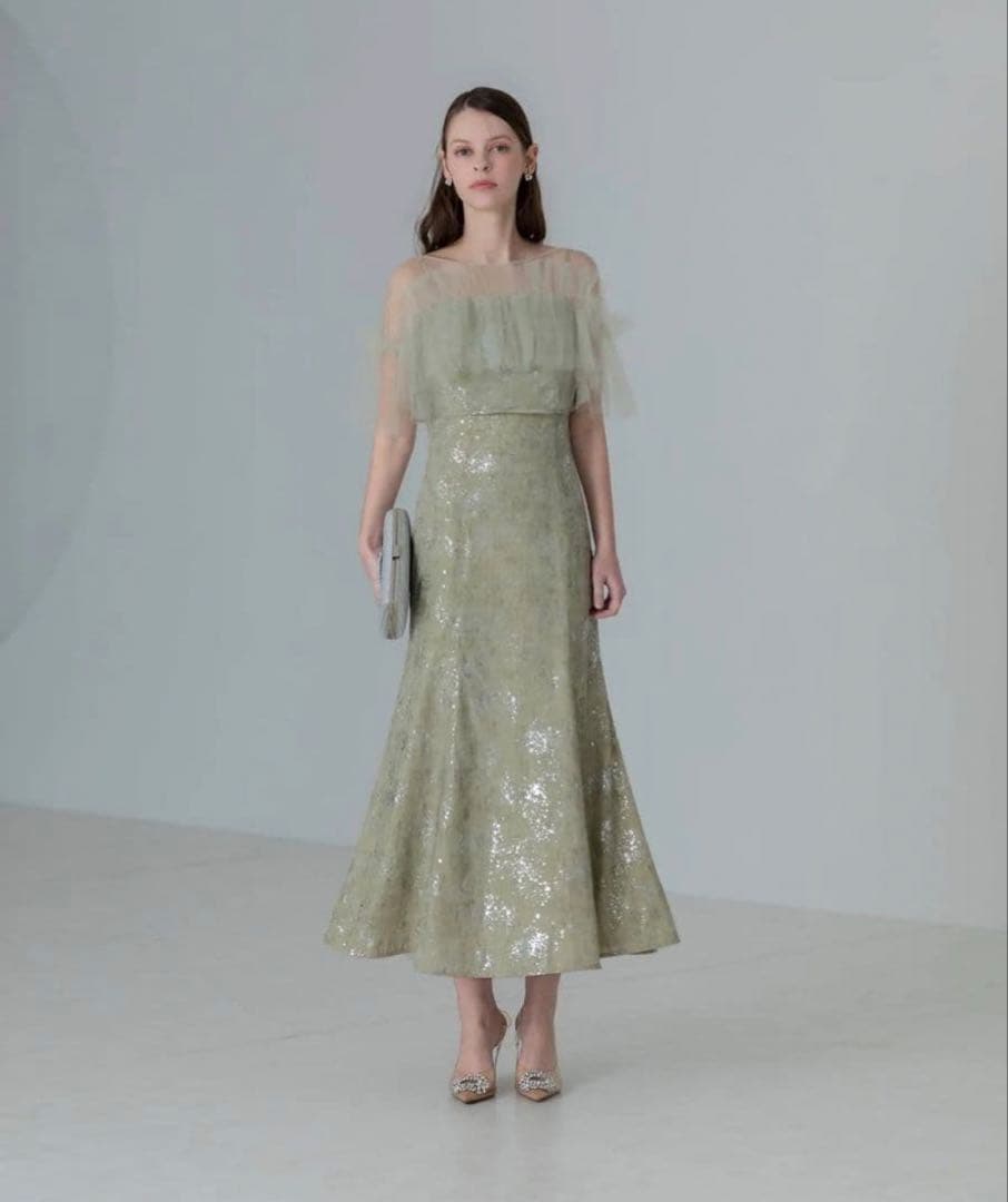 値下げ可‼️】Leja レジャ チュールフリルボレロペイントマーメイド