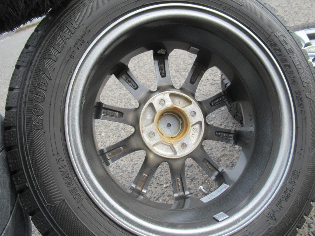 スタッドレス☆155/65R14 タント ムーブ アルト ワゴンR等 手渡OK