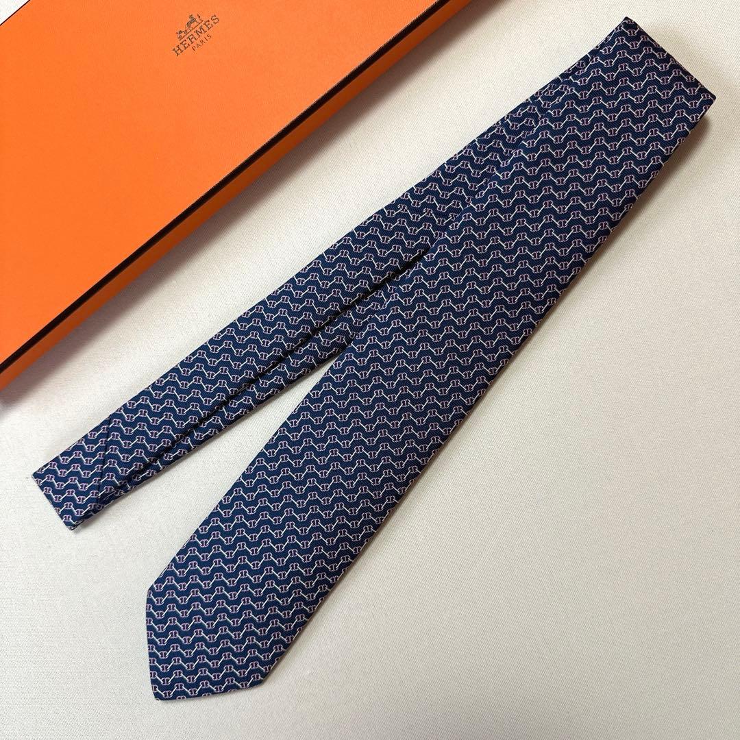 エルメス ネクタイ 《クラブ・デシェネ》新品 未使用