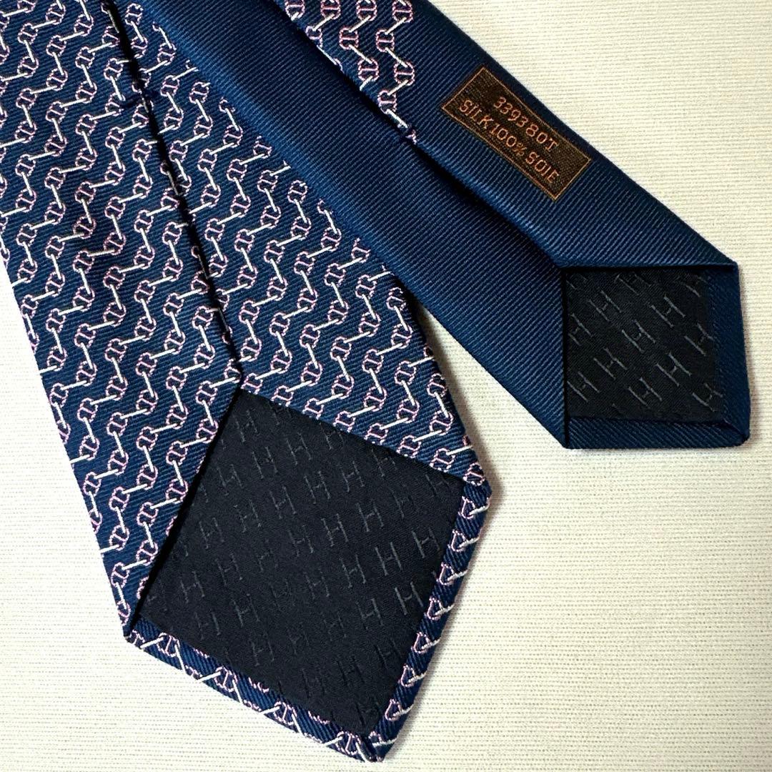 エルメス ネクタイ 《クラブ・デシェネ》新品 未使用