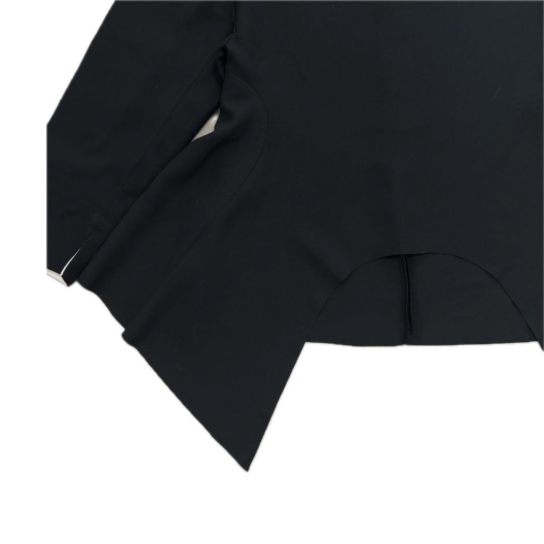 美品】ENFOLD ダブルクロス ペプラムプルオーバー 黒 38 変形 - メルカリ