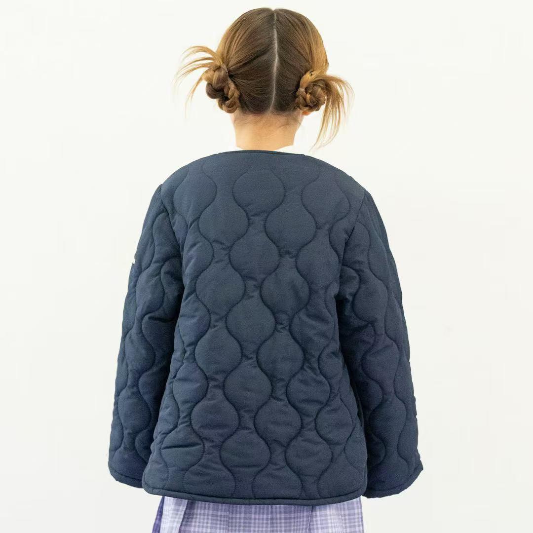 新品タグ付き ANNA SUI mini 中綿ブルゾン 紺 130cm - メルカリ