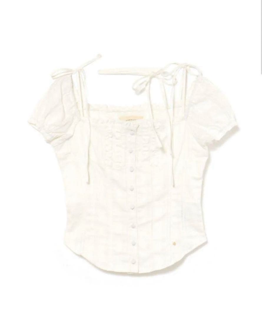 トップス andmary Kitty frill blouse ANDMARY】Kitty frill blouse