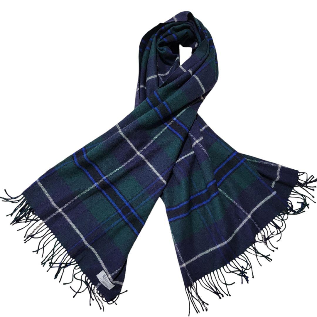 ジョンストンズオブエルガン】大判ストール グリーンレーベル別注