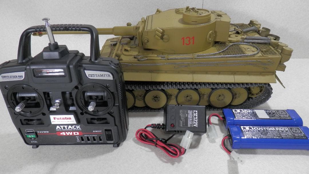 １／１６スケールＲＣ戦車　タイガーⅠ初期生産型　フルオペレーション４ｃｈプロポ ドイツ重戦車タイガーI初期生産型 フルオペレーションセット (ラジコン