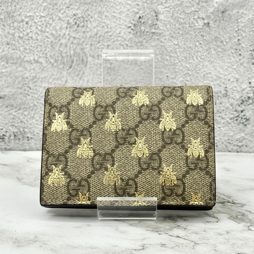 新品同様】GUCCI グッチ 二つ折り財布 アニマリエ ビー BEE ハチ 蜂