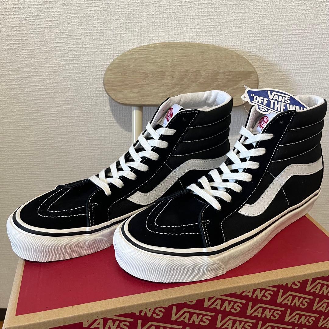 Vans Sk8-Hi 38 Dx 28.5cm ブラックホワイト　アナハイム