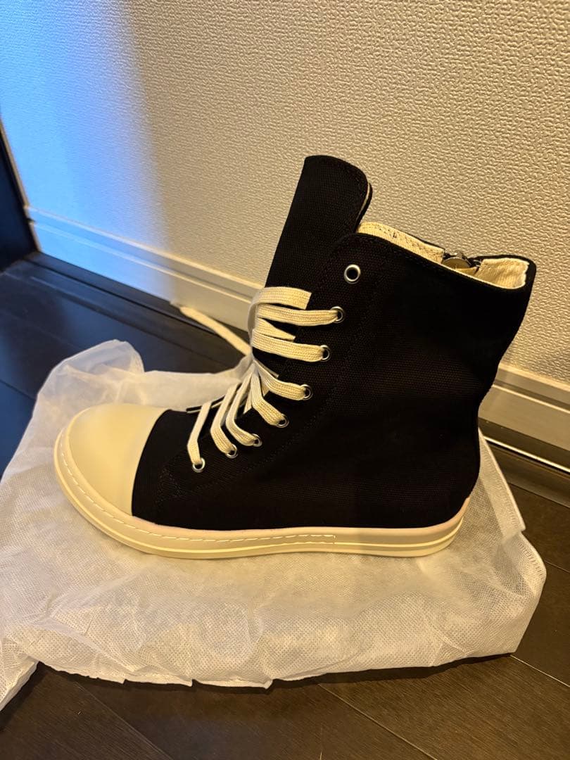 Rick Owens DRKSHDW風 ハイカットスニーカー 44 28.5cm