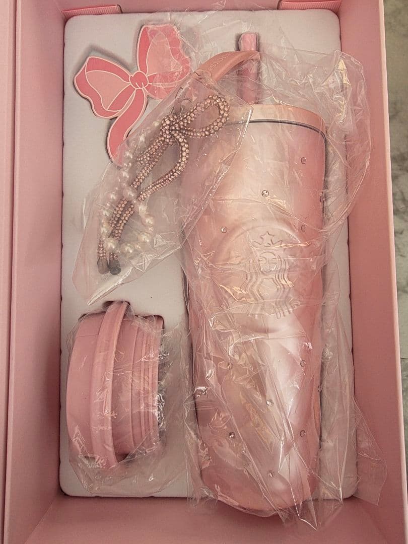 中国スターバックス ステンレスタンブラー ラインストーン