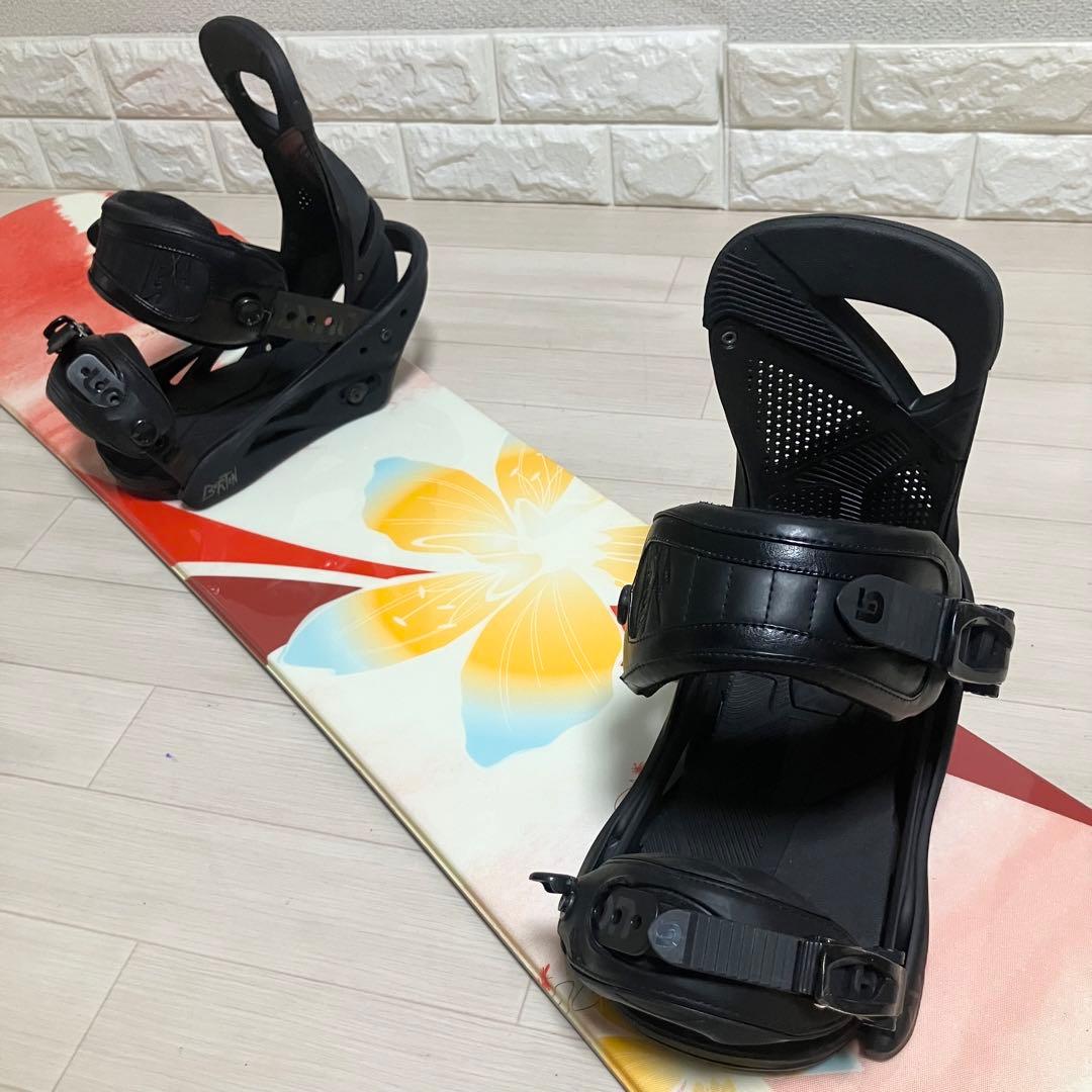 美品】バック付BURTON Sterlingバートン スノーボードセット144 - メルカリ