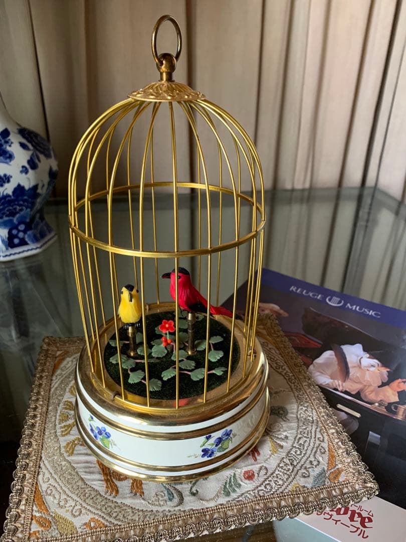 リュージュ　鳥かごシンギングバード2羽 バードケージ（シンギングバード）