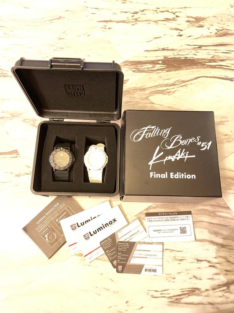 ルミノックス最安値！岩城滉一2本専用箱付 クールス 定価125400円