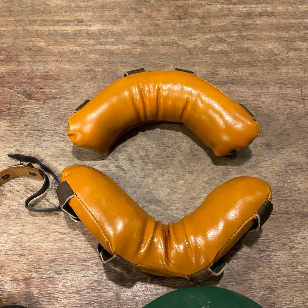 未使用保管品！昭和レトロ キャッチャーマスク 金属製 野球 審判 硬式