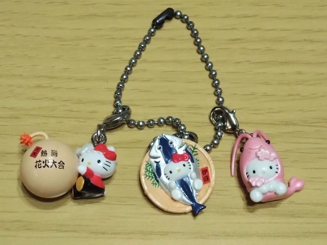 ご当地キティ 静岡・伊豆・熱海限定（桜えび・花火・あじ） ハロー