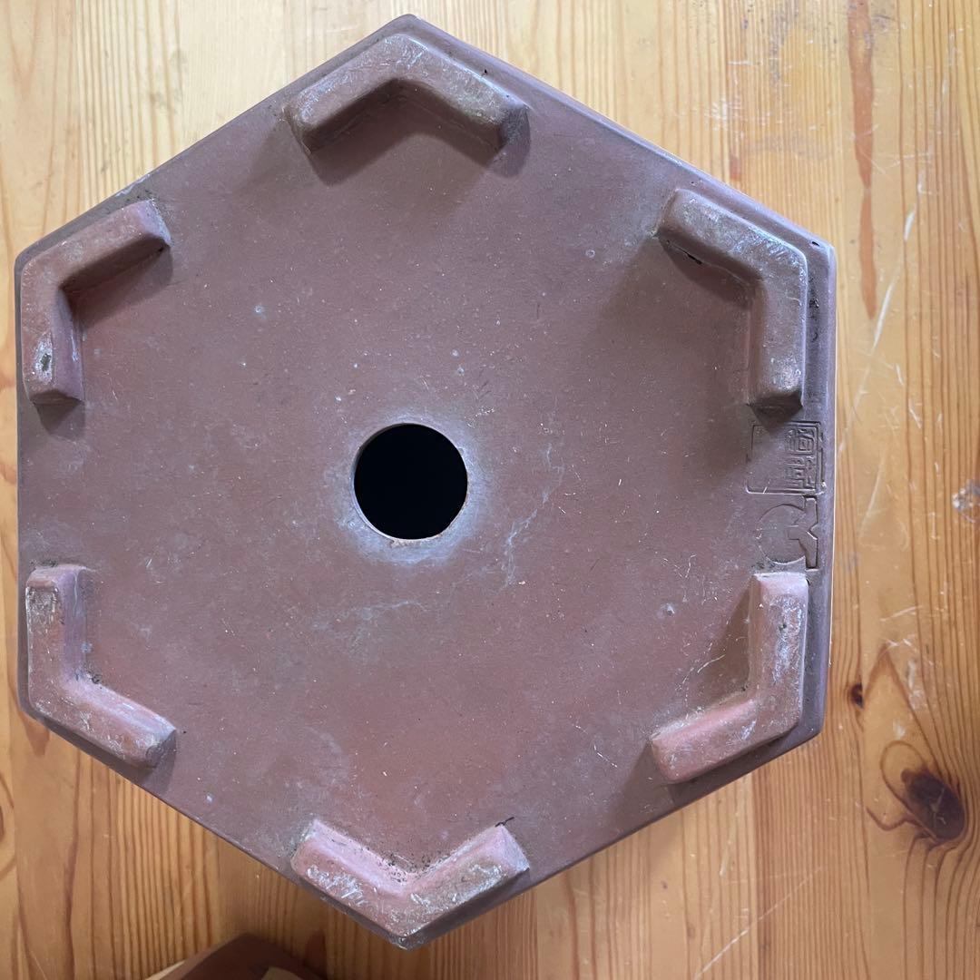 盆栽鉢》中国宜興 漢詩 花鳥 在落款 サイズ違い2つセット - メルカリ