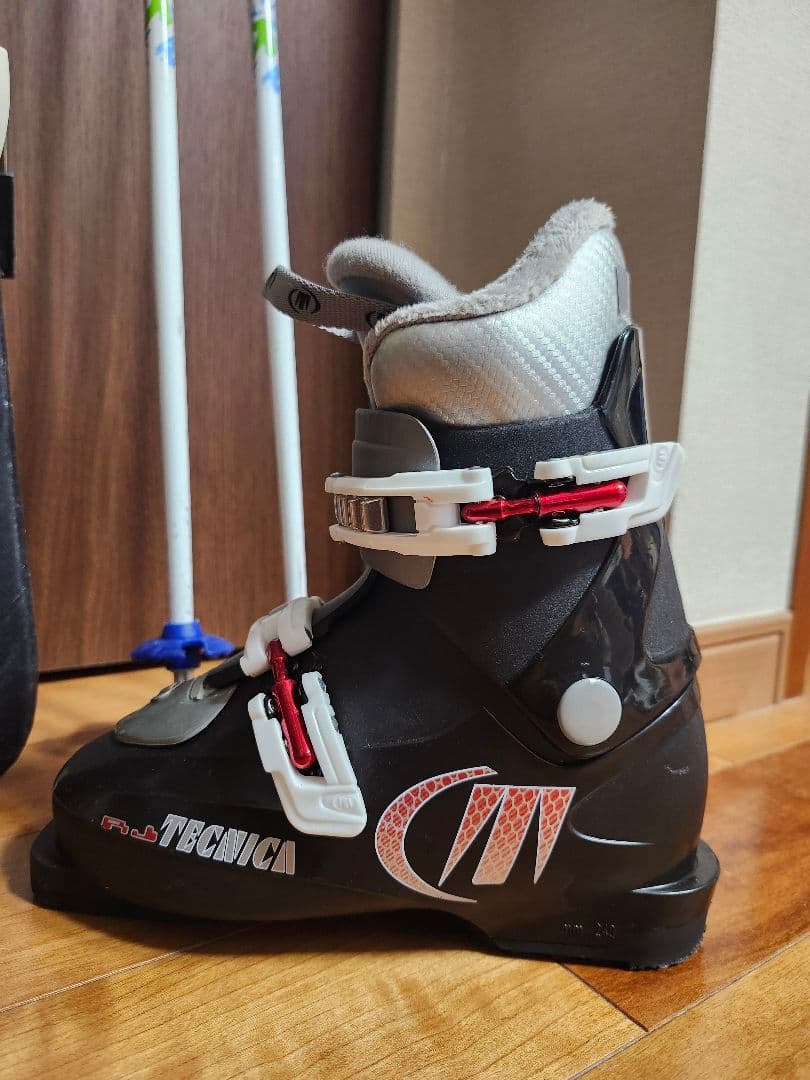 子供用スキーセット　スキー板　97cm　 ブーツ　19.5cm　ストック80cm