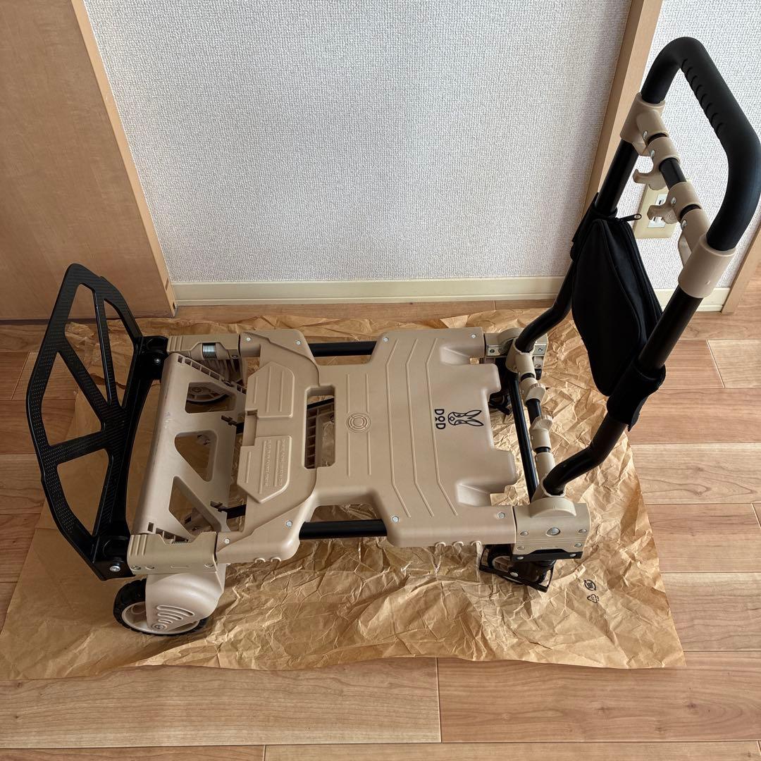 DOD タタメルンダーZ DODの折りたたみ式ワゴン(台車)「タタメルンダーZ」はマンション