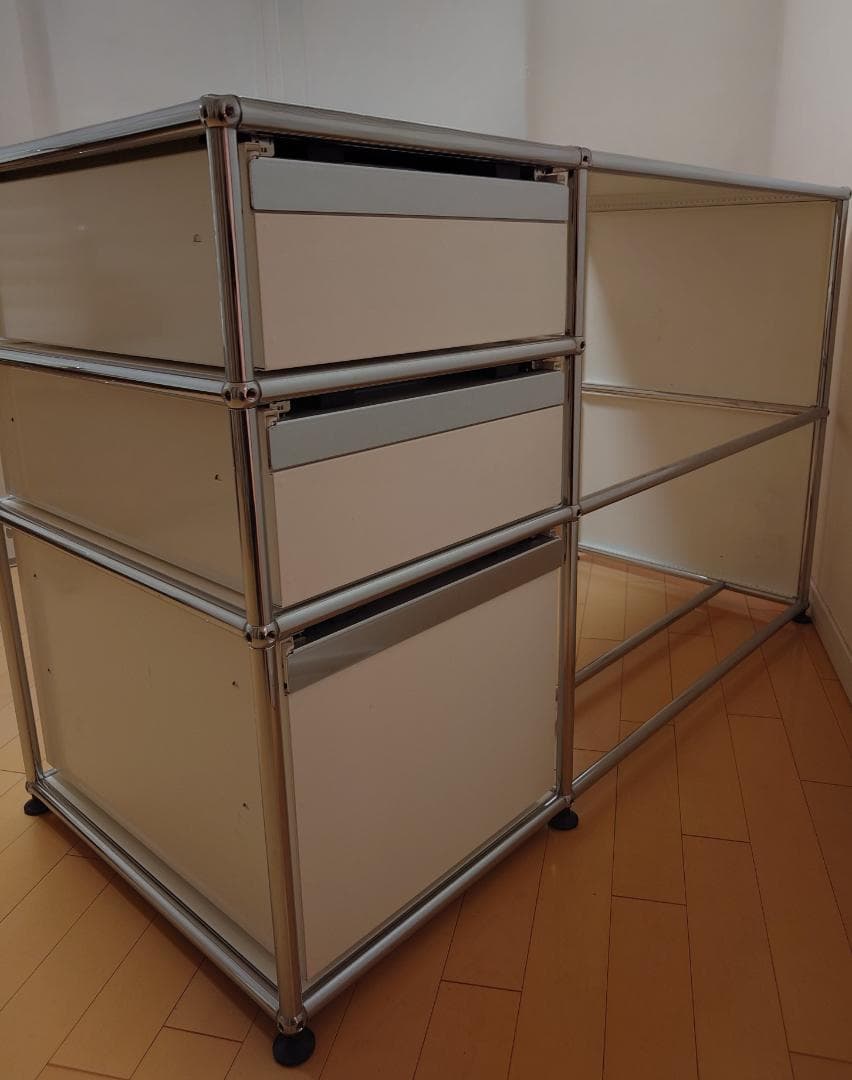 スクーデリア様専用】USM Haller デスク ホワイト 引き出し3段 美品
