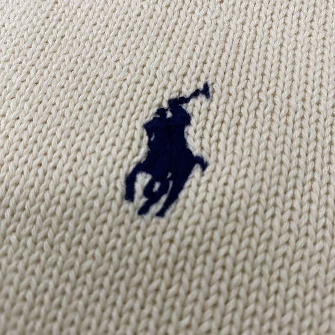 美品 ポロラルフローレン ビームス別注 ニットベスト コットン ポニー