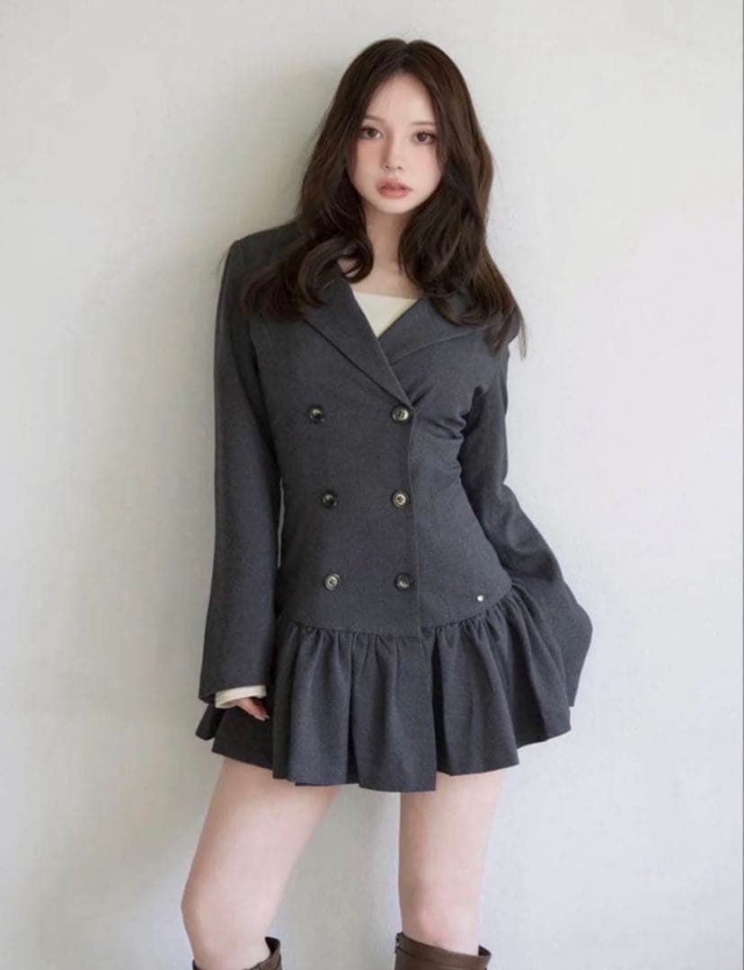 ワンピース andmary Donna gather mini dress ANDMARY】Donna gather mini dress