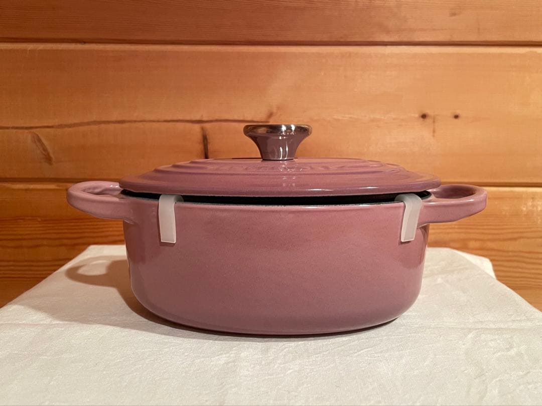LE CREUSET ホーロー鍋 パープル 17cm MAUVE PINK