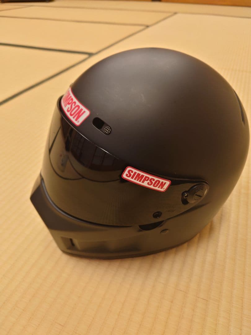 SIMPSON BANDIT マットブラック 57cm クリアシールド付き SIMPSON BANDIT Pro マットブラック | SIMPSONヘルメット公認