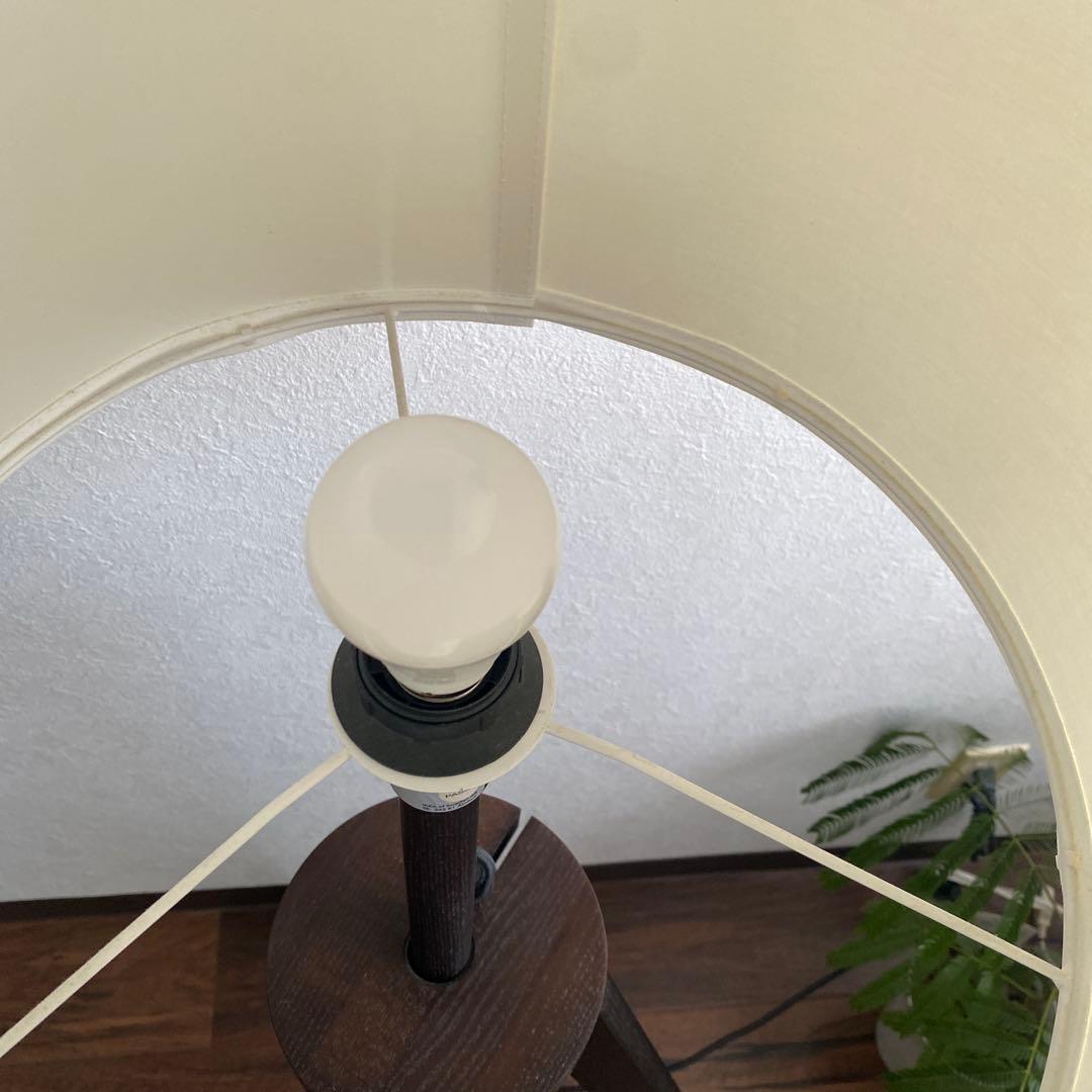 2/20まで！】IKEA LAUTERS 木製トライポッドフロアスタンドライト