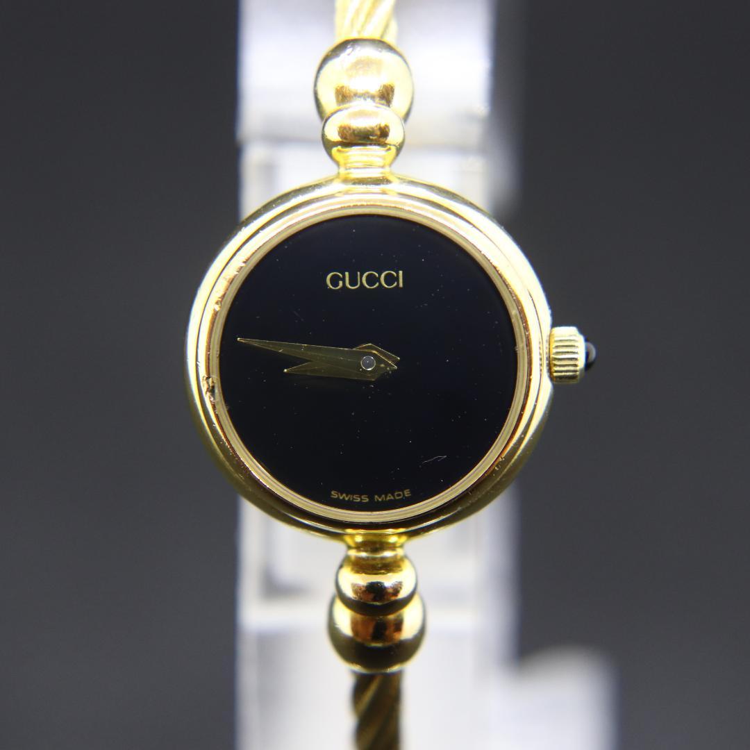 グッチ　2700.2L　腕時計　ビンテージ　クオーツ　レディース　20ｍｍ　黒