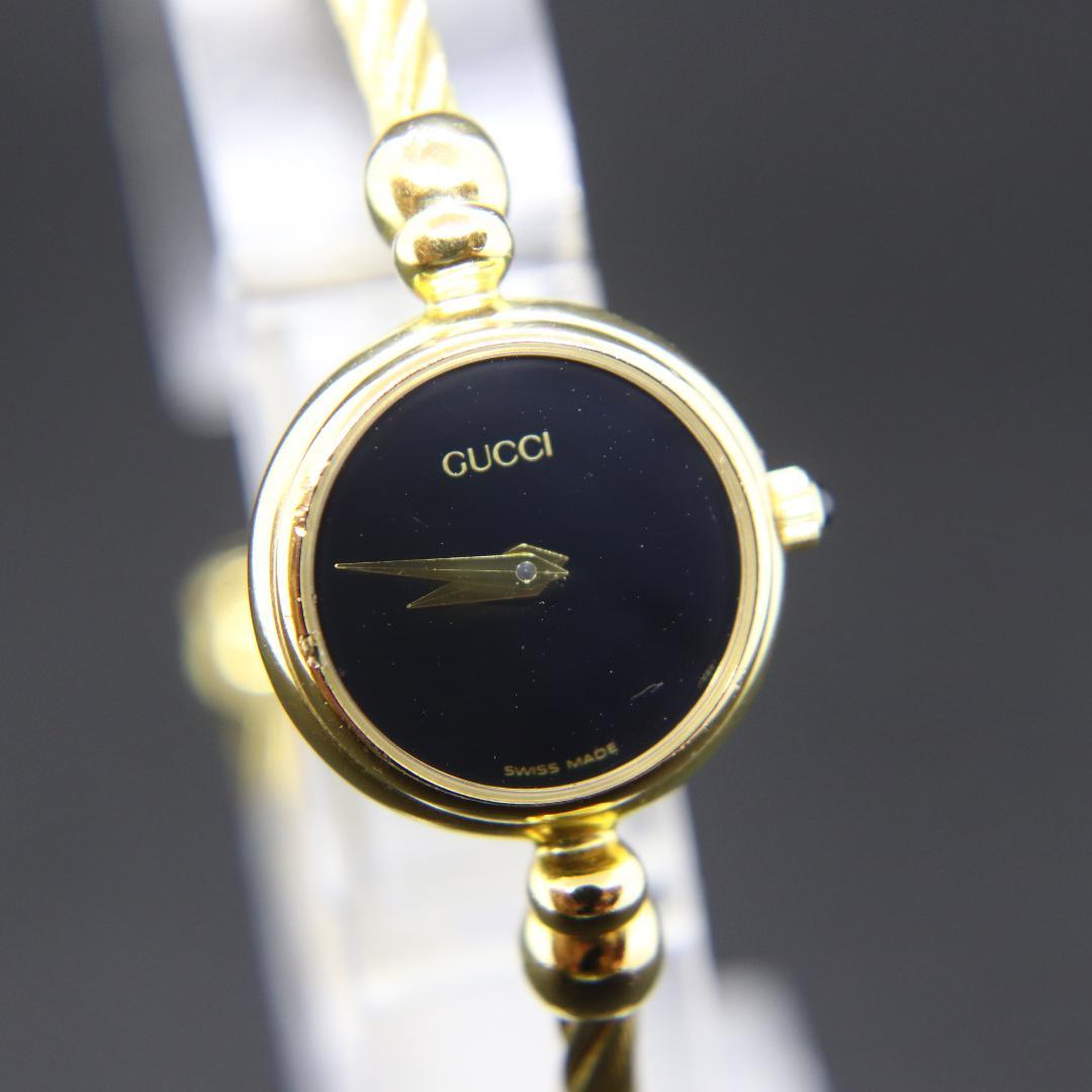 グッチ　2700.2L　腕時計　ビンテージ　クオーツ　レディース　20ｍｍ　黒