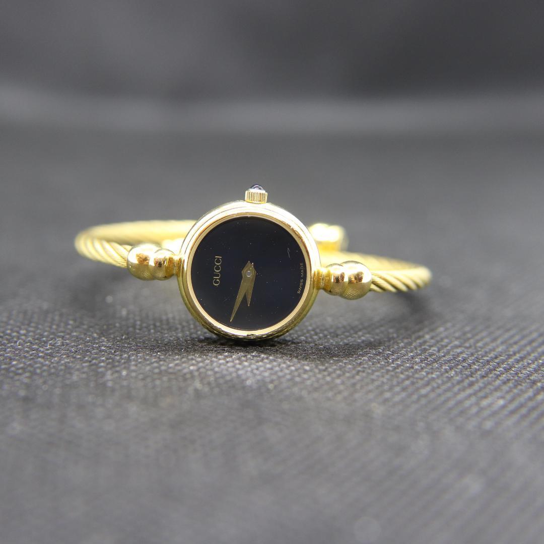 グッチ　2700.2L　腕時計　ビンテージ　クオーツ　レディース　20ｍｍ　黒