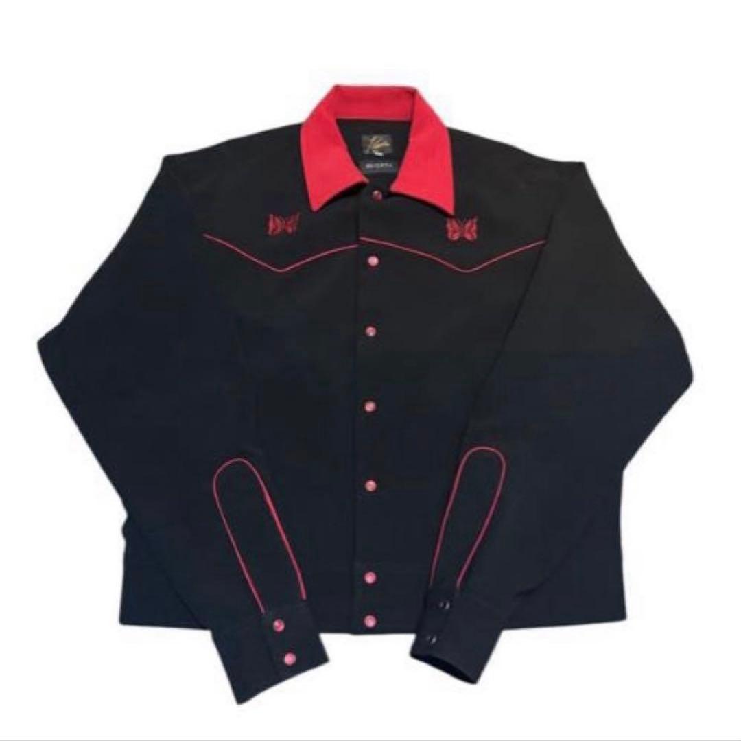 Needles × Sugata Piping Cowboy Jacket M NEEDLES Piping Cowboy Logo-Embroidered Woven Jacket for Men | MR