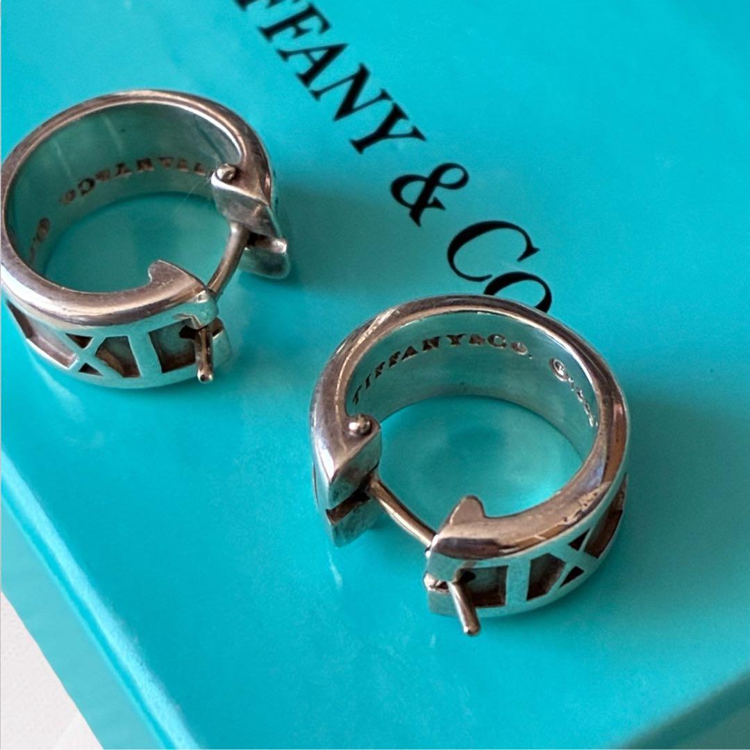 大人気/美品 ティファニー アトラス フープ ピアス シルバー 925