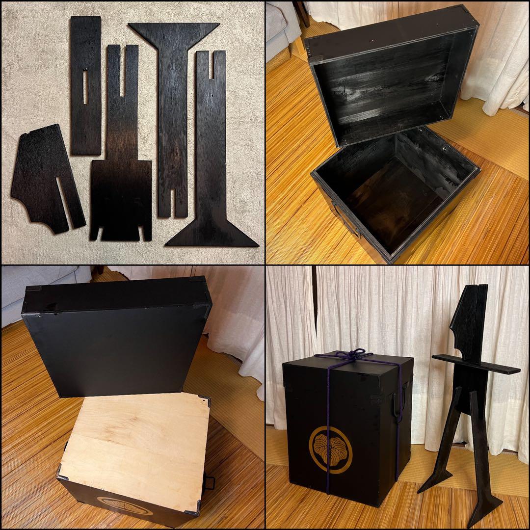 新品同様、美品！『光忍』丸武工房製【鎧•甲冑】紺糸威 黒胴 当世具足