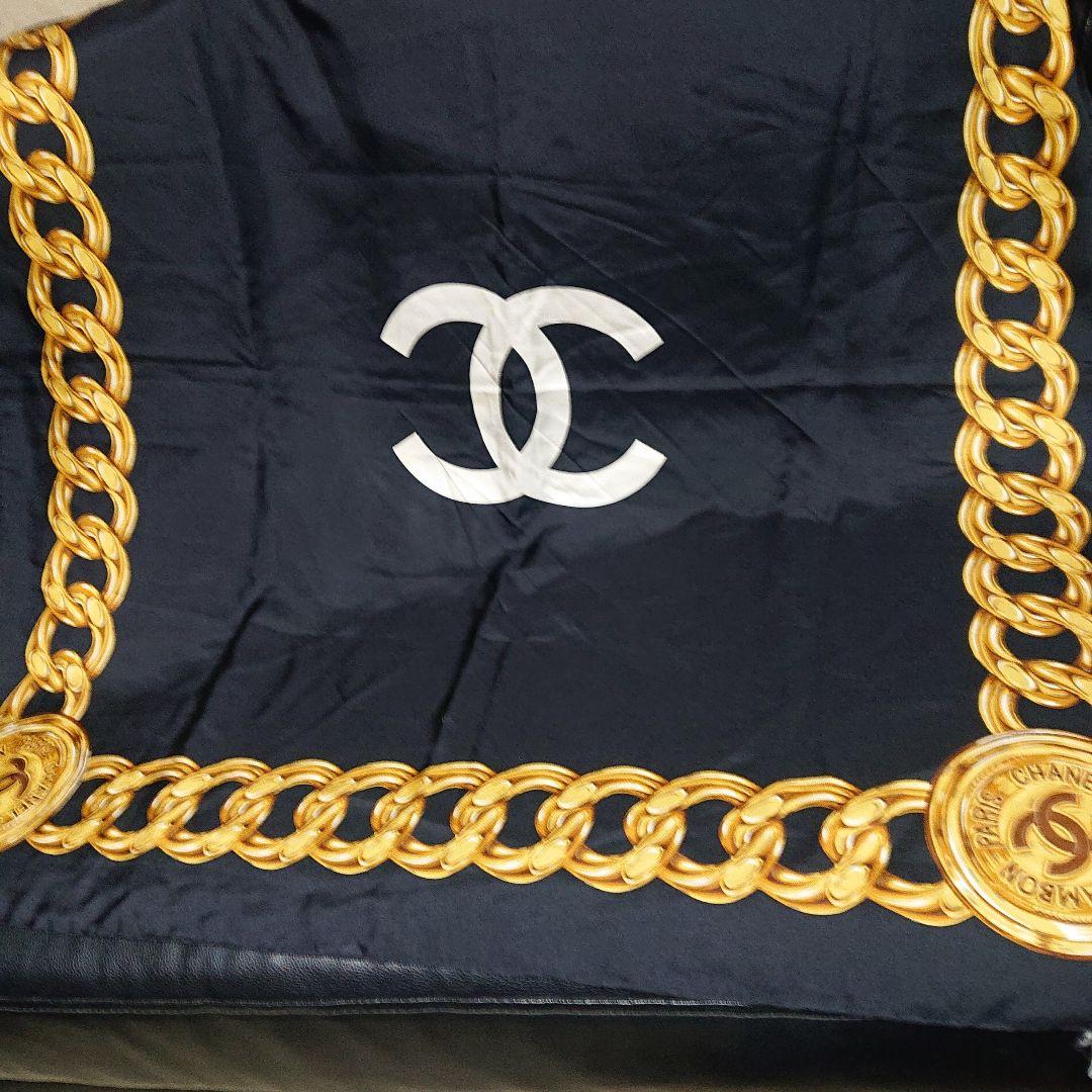CHANEL 超極希少 シルク100% ヴィンテージスカーフ 40年前 - メルカリ