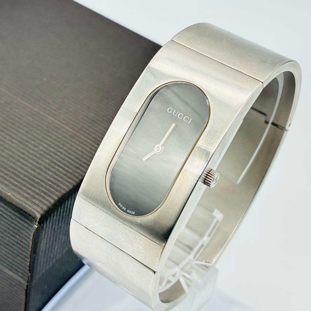 GUCCI グッチ 2400L バングルウォッチ ブラック文字盤 シルバー 楽天市場】【ウォッチ】GUCCI グッチ バングル ウォッチ ブラック文字