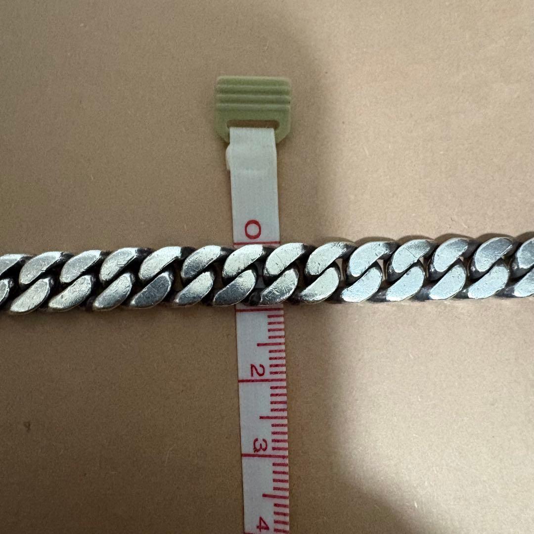 silver シルバー 925 喜平 ブレスレット 43.8g 19.5cm