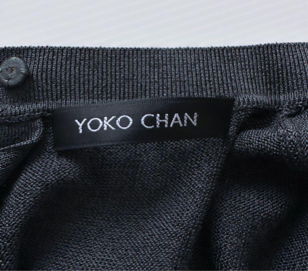 YOKOCHAN ヨーコチャン / 裾プリーツ シルク混カットソー