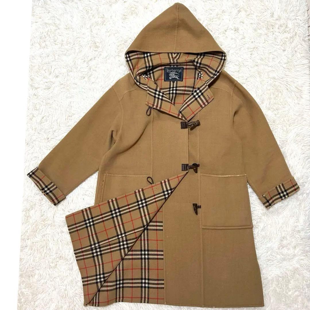 ✨カシミヤ混✨BURBERRY バーバリー　ダッフルコート　ノバチェック　S 中古・古着通販】BURBERRY (バーバリー) ×Gosha Rubchinskiy(ゴーシャ