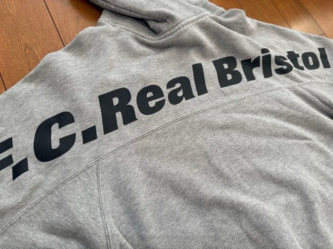 F.C.Real Bristol F.C.R.B フード付きパーカー グレー　M