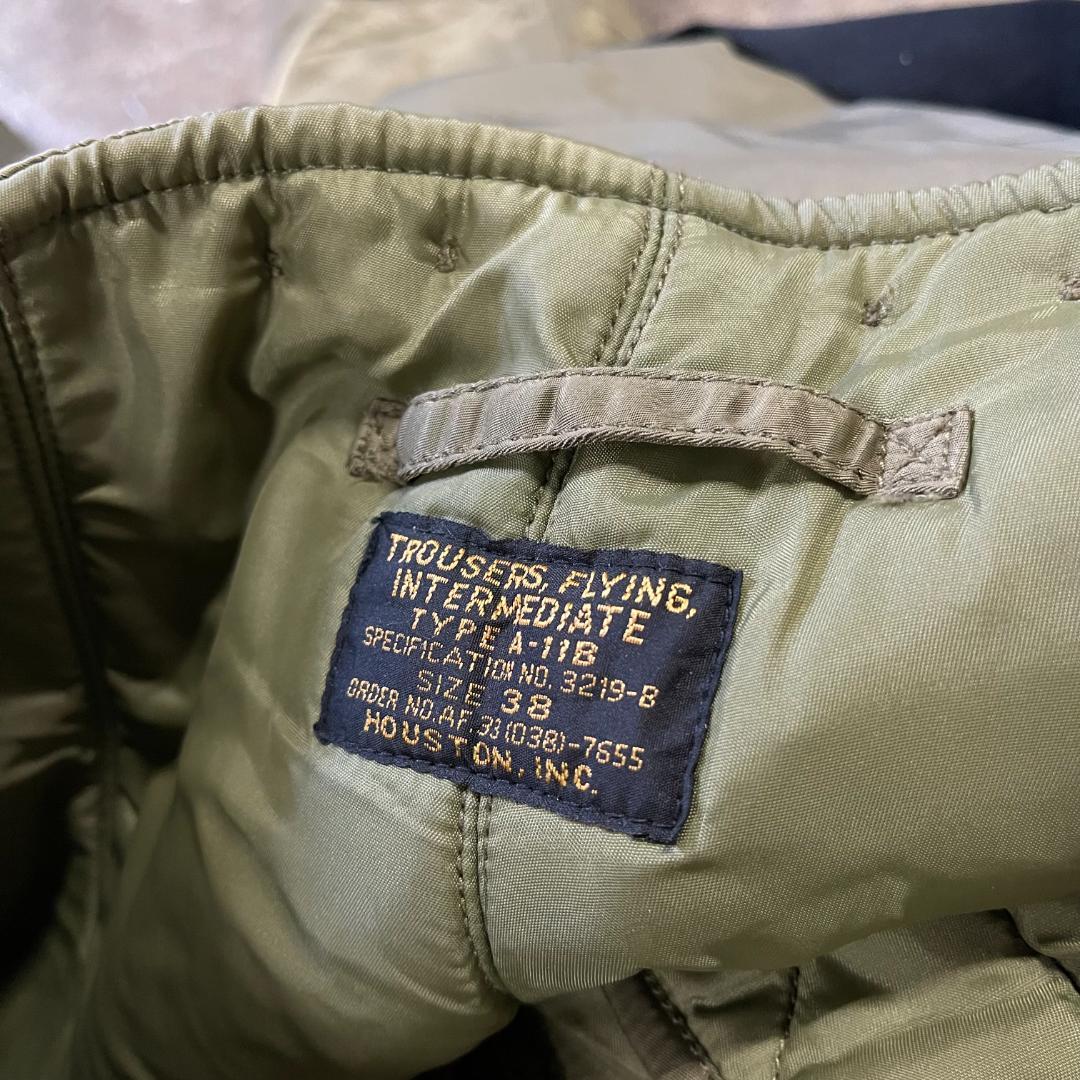HOUSTON U.S.AIR FORCE 米軍 中綿 フライトパンツ 38