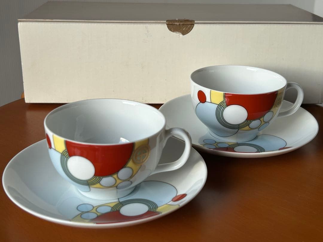 帝国ホテル フランクロイドライト ペア カップ&ソーサー Noritake