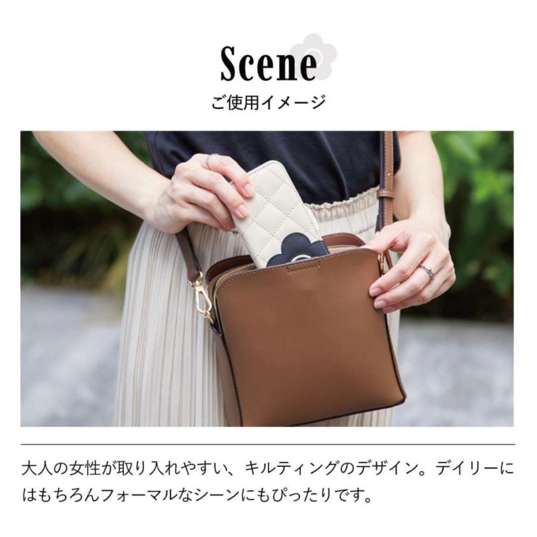 新品⭐︎マリークワント iPhone15/14/13 手帳型 ケース ピンク